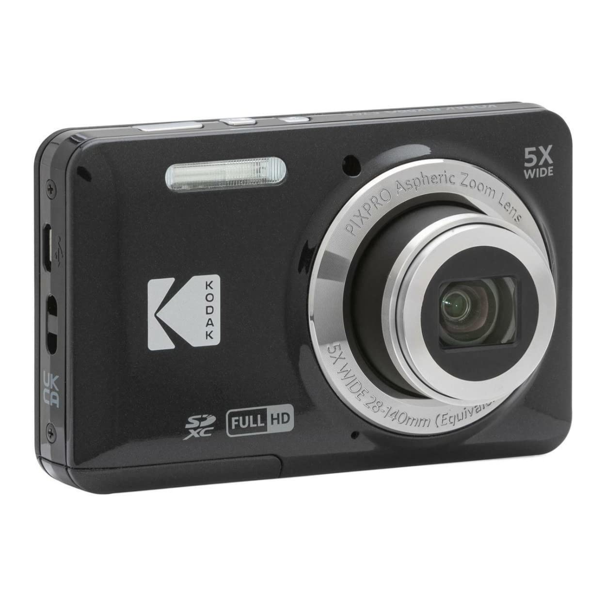 Amazon | KODAK (コダック) PIXPRO 使いやすい ズーム FZ55-BK 16MP